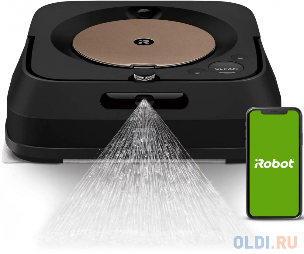 Робот-пылесос iRobot Braava Jet M6, 50Вт, черный/черный [m613240]